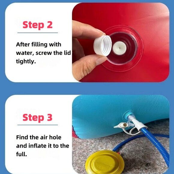 Fitness Vertical Inflatable Punching Bag Boxing Column Tumbler Punching Bag - Picture 4 of 5